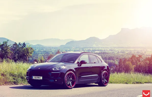 Nature, auto, Porsche Macan on CV3