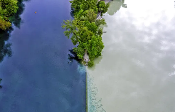 Switzerland, river, Geneva, Ron, ARV