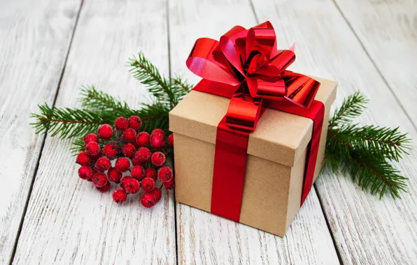 Decoration, gift, Christmas, New year, christmas, new year, wood, merry