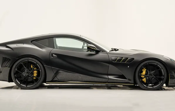 Ferrari, supercar, side view, Mansory, Superfast, 812, 2019, Stallone Black
