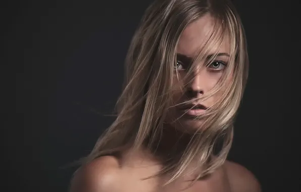 Look, background, hair, portrait