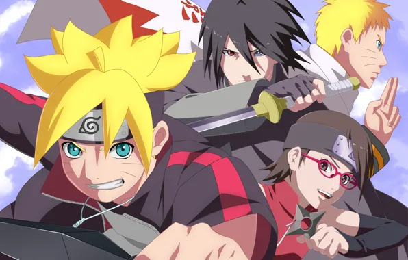 Picture game, Sasuke, Naruto, anime, katana, ken, blade, sharingan