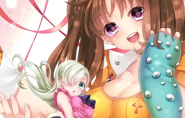 Girls, anime, art, Nanatsu no Taizai, The seven deadly sins