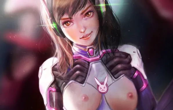 Kawaii, game, mecha, boobs, big, breast, tits, asian