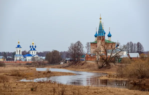Spring, Russia, the monastery, Church, Dunilovo, Kirill Sokolov, mother
