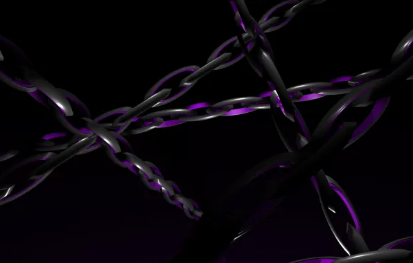 Rendering, color, chain, twilight, chain, link