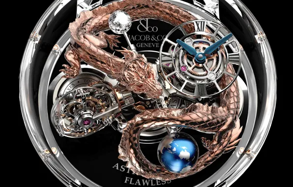 Picture beauty, luxury, watches, Jacob & Co, Astronomia Dragon