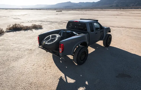 Back, Nissan, pickup, 2019, 600 HP, V8 turbocharged, 5.6 L., Frontier Desert Runner Concept