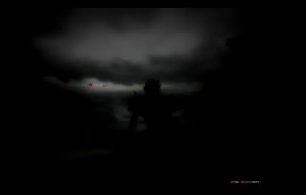 Void, loneliness, darkness, hopelessness, Death note, Death note, shinigami, Ryuk