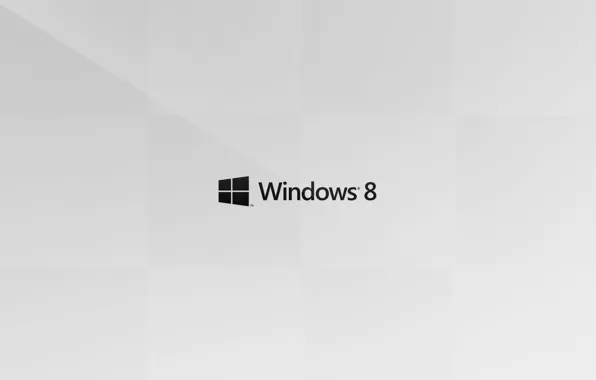 Minimalism, squares, microsoft, logo, grey background, windows 8, metro