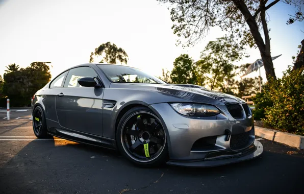 BMW, BMW, before, grey, E92