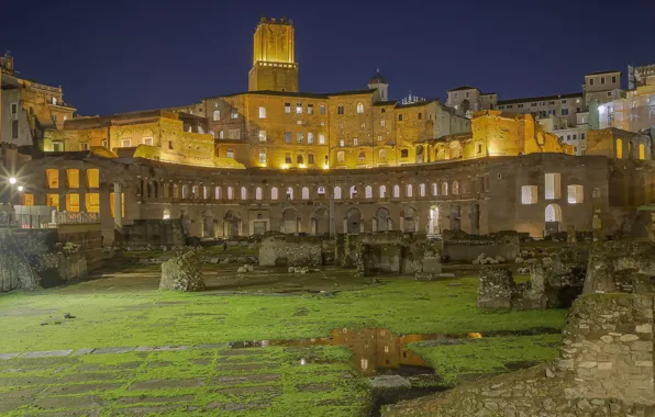 Tower, Rome, Italy, forum