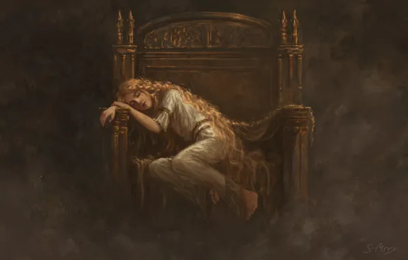 Sleeping, the throne, the young man, Elden Ring, Miquella the Unalloyed, bloodexer