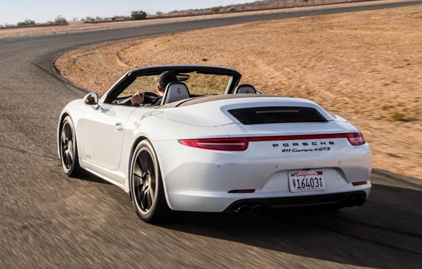 Picture auto, speed, 911, Porsche, wallpaper, auto, Cabriolet, Carrera 4 GTS