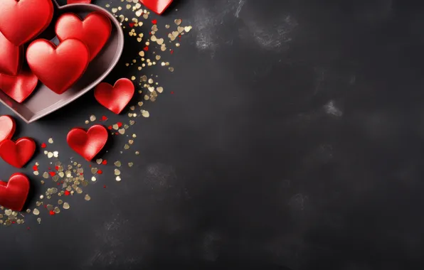 Love, holiday, heart, heart, hearts, heart, congratulations, Valentine's Day