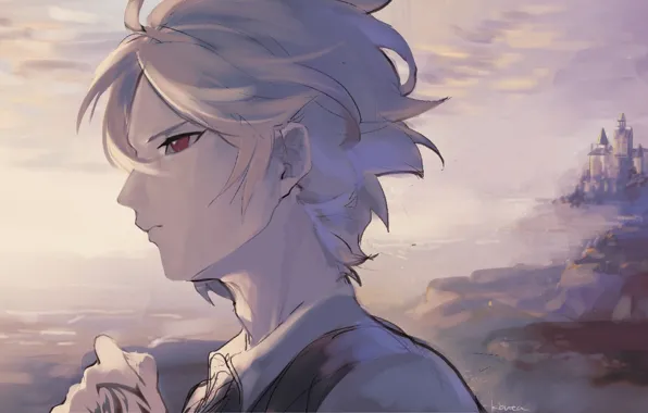 The city, guy, print, Fate - Apocrypha, Fate Apocrypha, Zig
