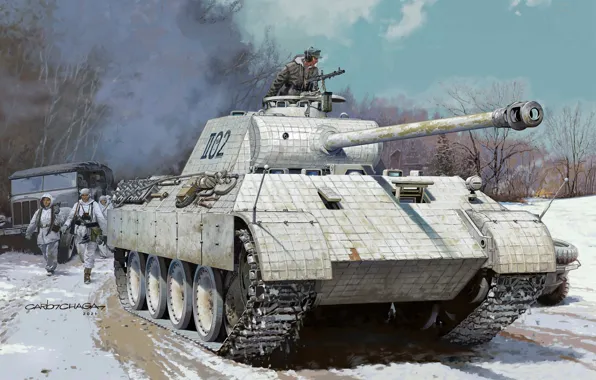 Germany, Soldiers, Tank, Panther, The Wehrmacht, Tanker