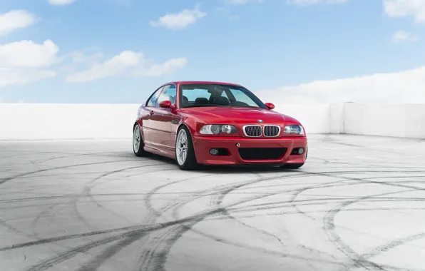 Picture BMW, Red, E46, M3