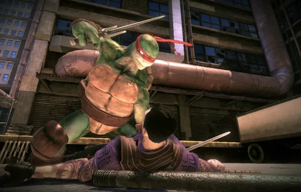 Rafael, TMNT, Raf, SAI, Purple Dragon