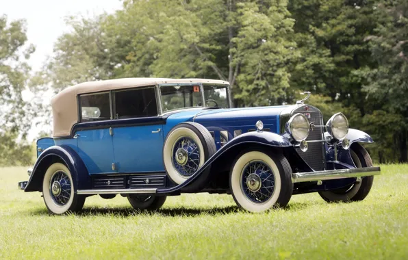 Retro, background, Cadillac, the front, 1930, Cadillac, V16, Phaeton