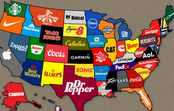 Picture Map, America, brand