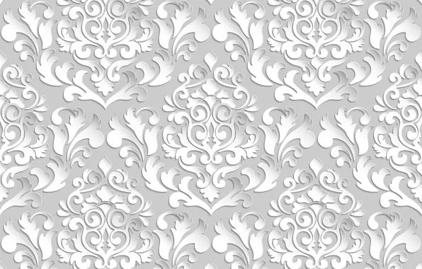 Picture white, background, pattern