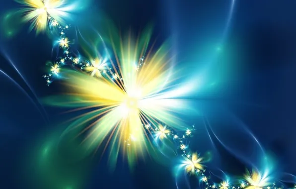 Flower, Shine, Abstraction