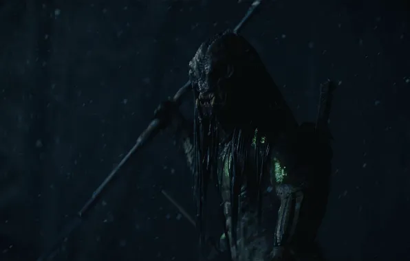 Picture Night, Predator, Mining, Spear, The dark background, Prey, 2022, 20th Century Studios