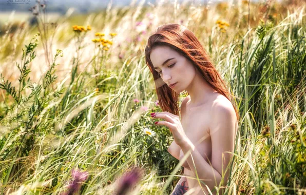 Chest, girl, tattoo, Yana Diana, Faith Kalinkina