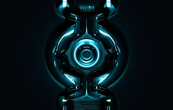 Picture the film, round, neon, the throne, tron