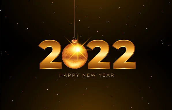 Gold, figures, New year, golden, new year, happy, decoration, sparkling