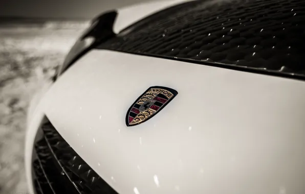 White, snow, black, Porsche Cayenne, icon, Pimply