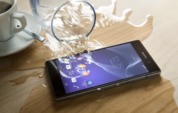 Water, Sony, Xperia, Smartphone, Waterproof