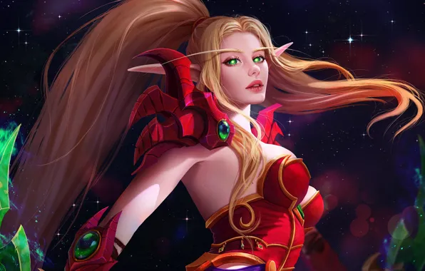 WOW, Blizzard, World of WarCraft, WarCraft, Elf, Valeera Sanguinar, Blood elf, Valeera
