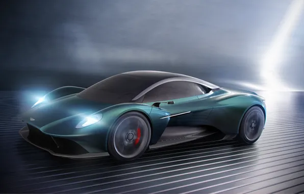 Machine, light, Aston Martin, lights, sports car, Vanquish, Vision concept
