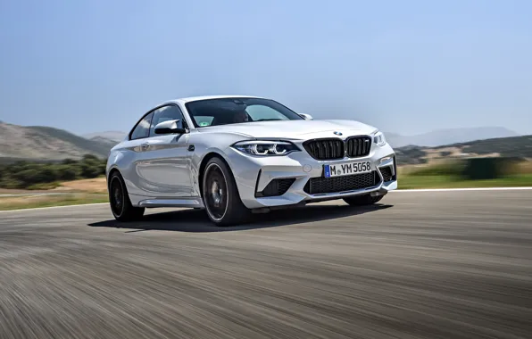 Picture road, the sky, asphalt, coupe, BMW, 2018, F87, M2