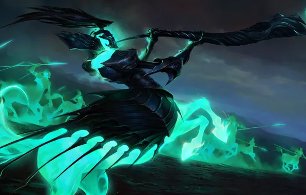 Night, being, glows, Legends of Runeterra