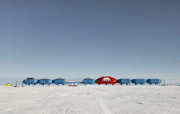 Snow, technique, Arctic, HalleyVI, research station, HBA