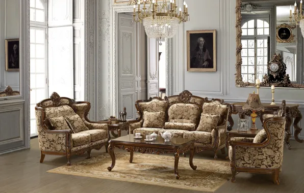 Design, style, Villa, interior, living room