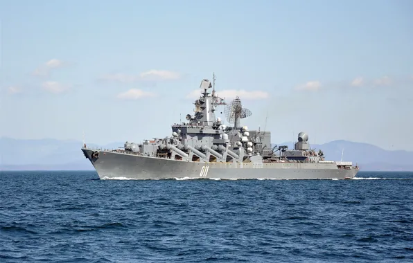 Sea, cruiser, rocket, "Varyag"