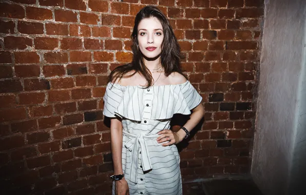 Picture look, girl, photo, wall, dress, Anna Chipovskaya