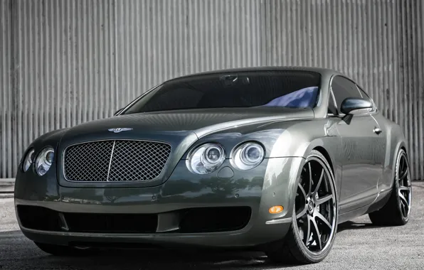 Bentley, Continental, gray