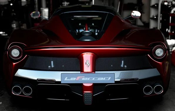 Red, Auto, Black, Machine, Ferrari, LaFerrari, Gran Turismo Sport