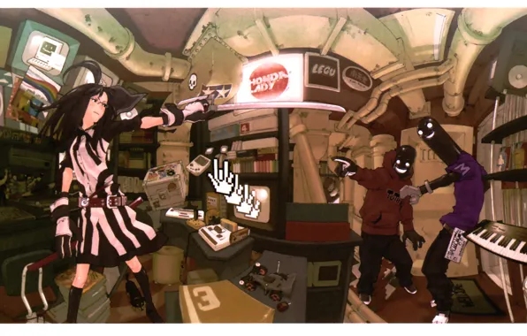 Baby, the basement, computer games, fittings, bullies, the distortion of space, by Yuusuke Kozaki
