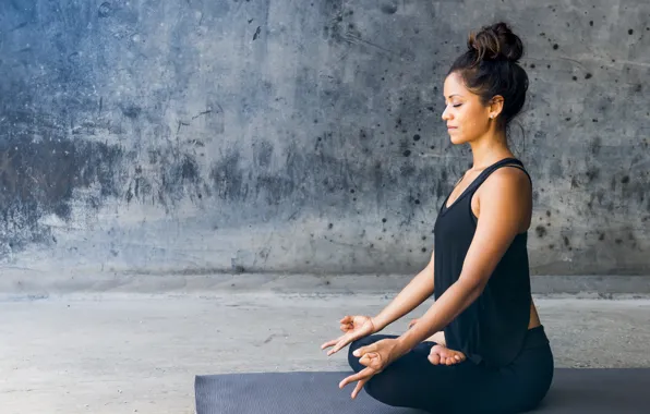 Picture pose, yoga, meditation