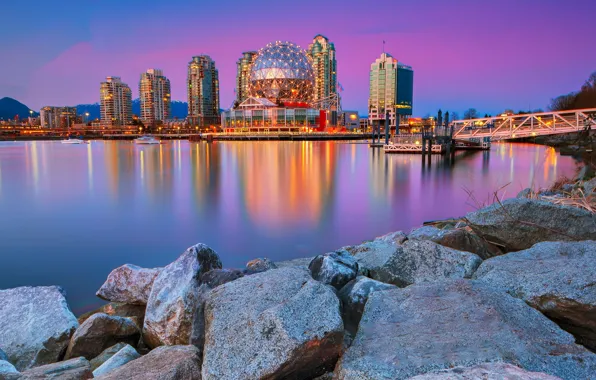 Stones, home, Bay, Canada, Vancouver