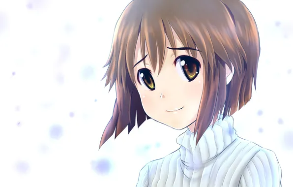 Picture girl, anime, art, idolmaster, yooguru, hagiwara yuki that