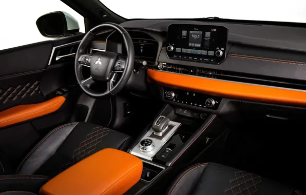 Interior, SUV, Mitsubishi Outlander, car interior, 2022, car interior