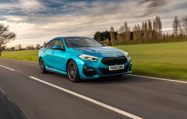 Road, speed, BMW, Gran Coupe, UK-spec, 2-Series, M Sport, 2020