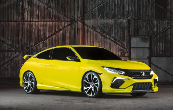 Coupe, Honda, 2015, Civic Concept, two-door